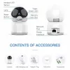 HD 1mp 2mp 3MP WiFi kamera IP PAN TILT Night Night Vision Two Way Talk Security Camera - 2mp