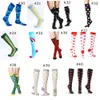 40 Styles Professionelle Kompressionssocken Sport-Stretchsocken Atmungsaktive Aktivitäten Passend für Krankenschwestern Schienbeinkantensyndrom Flugreisen Sport M1299