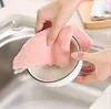 Non-shedding absorbent cloth thickened with microfiber cleaning cloth kitchen household cleaning cloth non-greasy dishcloth