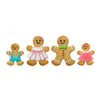5 adet Gingerbread Adam Çerez Kesici Seti için Bisküvi Fondan Çocuk Sandviç Kalıp