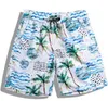 2024 maiô streetwear roupa de banho flexível elegante calças de praia masculina edição solta roupa de banho à beira-mar férias surf natação deriva shorts