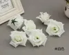 Mycket 10st 8cm konstgjorda rosor blomma huvuden diy bröllop vägg båge väg bly blommor baby shower födelsedagsfest dekoration flores