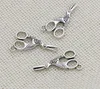 200Pcs alloy Antique Silver Plated Birds Scissors Charms Pendant for Jewelry Making Bracelet Accessories DIY 27x14mm