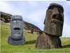 Skrzynki tkankowe Moai Stone Like Stół Dekoracja Akcesoria Kreatywna jadalnia Rysunek Osobowości Funny Revival Island Paper Box