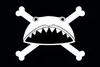 졸리 로저 해적 해적 깃발 하우스 배너 할로윈 파티 코스프레 깃발 실내 야외 축제 클럽 장식 플래그 블랙 60x90cm 축제
