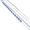 Luckyshine NEW Unique Oval Shaped Fire Swiss Blue Topaz Classy Cute Xmas Gift 925 Sterling Silver Bracelets for Women