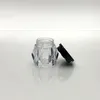 5グラムの5mlの空の詰め替えミニスクエアダイヤモンド形のプラスチック化粧品のサンプル容器の瓶の鍋の瓶の鍋メイクアップボトルフェイスクリームローション