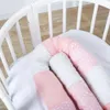 2,5 M parachoques serpiente seguro anticolisión cuna parachoques cuna almohada larga para ropa de cama de bebé suministros cuna habitación infantil decoración