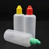 1000pcs/lot boş PE plastik şişeler 100ml E Cig sıvı yağ damlası şişeleri, çocuk geçirmez kapak göz damlası şişesi satılık