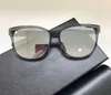 Дизайнер моды SL M23 черный / серебряные солнцезащитные оплонности унисекс дизайнер солнцезащитные очки вождения очки M23 кошка глаз солнцезащитные очки новые с коробкой