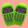 Fashion Digital Calculator With LED Watch Function Casual Silicone Sports For Kids Multifunction Calculating2497422