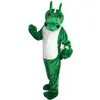 2019 venda quente dinossauro verde trajes da mascote do dragão para adultos circo natal halloween outfit fancy dress suit frete grátis