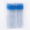 Wholesale Disposable Clear Eyelash Brushes Lashes Extension Applicator Transparent Eyelashes Brushes Mascara Wands Cosmetics Make Up Tool 50pcss/lot