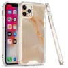 Wis glanzend marmeren telefoon gevallen voor iPhone 13 12 11 Pro Max XR XS 6S 7 8 SAMSUNG A53 A12 A22 A32 A52 A72 A82 A02S A02 Dekking Lijmpatroon Transparant Cover