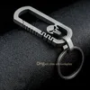 CNC TC4 Titanium Skull Style Design Key Chian Carabiner Outdoor Camping Vandring Fast Hanging Tool Gadgets Män Buckle With Patent PO272O