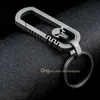 CNC TC4 Titanium Skull Style Design Key Chian Carabiner Camping ao ar livre Caminhando Fast Hanging Tool Gadgets Men Buckle com patente PO5827843