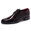 Spike chaussures habillées hommes 2020 Herenschoenen cuir verni noir chaussures Designer Version chaussures formelles Zapatos Oxford Hombre Derbies