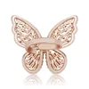 Обручальные кольца для женщин Роскошное дизайнерское кольцо Свадебные ювелирные изделия Love Iced Out Diamond Butterfly bijoux de createurs de luxe femmes209B