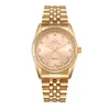 Chenxi Golden Watches for Men mode Business Top Brand Luxury Quartz Manlig klocka Vattentäta armbandsur Relogio Masculino170A