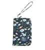 DHL100pcs mulheres homens unisex Floral Peixe Impressão Zipper viagem para Passaporte Capa ID Card Bag Color Mix
