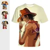 Mode 3D T-shirts Print Kat Chismtas Heren Dames T-shirt Anime Korte Mouw Tees O-hals Tops Cartoon T-shirt 135