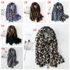 6styles femmes Leopard Tassel Echarpe en plein air Printemps Automne Châles Wraps Lin Coton DISSIMULATION musulmans Hijab Ladies Echarpes 180 * 90cm FFA3130-1