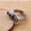 Ny ankomst Cool Style Lighter Silver Polishing Silver Plated Ring Torch Hot Men Ring Cigarettändare Fashion Cool Ring