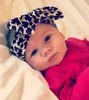 New Europe Baby Girls Big Bow pannband barn elastisk bowknot hårband barn bandanas leopard huvudband hår tillbehör 149477872819