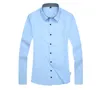 Quality Good Classical Dress Shirt Male Spring Autumn Long Sleeve Solid Twill Formal Business Men Social Button Slim Fit Shirts1