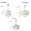 Ny Enkel LED Pendant Light Fixtures Fashion Crystal Nordic Lamp Bedroom Living Room Hanglamp Inomhusbelysning Iron Pendant Lights Myy