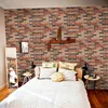 Retail 7 styles Kids 3D simulation rock brick Wall Stickers Sticker living room bedroom background wallpaper green decorative home2255281