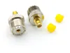 2pcs UHF Female to SMA Female Plug Rf Contention for Ham Radio Adapter