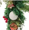 2020 Hot Sales 24inch Bowknot Jul Hängande Ornament För Xmas Tree Door Wall Decoration