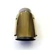 GTPARTS CAR Universal Tail Type Golden Stainst Steel Tip Muffler end Mercedes Benz BMW Audi VW Golf Toyota Hond1864