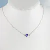 Geheimnisvolle Türkische Blaue Auge anhänger Halskette frauen halsband kurze kette halskette partei schmuck geschenk colgantes mujer moda9602826