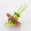 Glass Carb Cap Colorful UFO Carb Cap hat style color Fit Quartz Banger Nail Enail Dab Rig