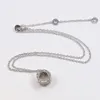 Rostfritt stål romerska kärlek halsband hängen rhinestone choker halsband kvinnor män älskare hals smycken gåva med sammet väska