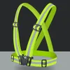 Justerbar utomhuskörningscykling Vest Harness Reflective Belt Safety Jacket Ny Chic2171139