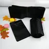 100st Black Stand och Flat Bottom Zip Lock Food Packaging Bag in Matt Frosted Reclosed Coffee Packing Zipper Mylar Standing POUC5550786