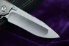 Venom 2 Kevin John Fold Ball Bearing Titanium FIN M390 Knivblad Kolfiber Camp Hunter Tactical Survival Knife Tools