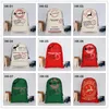 Christmas Gift Bag Large Heavy Canvas Drawstring Santa Bags Gifts For Kids Good Quality Indoor Xmas Decoration 08