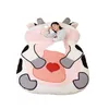 Dorimytrader Drôle Animal Lait Vache Pouf En Peluche Doux Énorme Lit Tatami Canapé Tapis Matelas pour Enfants Cadeau Décoration DY60847