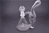 Dab Rig Recycler Мини-Стекло Бонги Циклон Встроенный Небольшой Эффект Трубы Для Воды Курительная Трубка Барботер Буровые Установки Вихревой Кальян