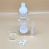 Collettore di nettare da 14,7 cm con punte in titanio Vetro per unghie in ceramica al quarzo Dab Water Bong Concentrato Tubi a mano in paglia 5 colori Scegli