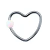 Steel Opal Stone Septum Ring Nose Piercings Jewelry Opal Ball Closure Nipple Lip Tragus Eyebrow Piercing Earring Rings Body