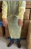 Non-Woven Protection Suit free size Disposable Protective Isolation Clothing For Home Outdoor Suit NonWoven Gown raincoats LJJK2359