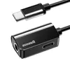 USBC OTG-adapter Typ C till 3,5 mm Jack Typ-C AUX-ljudkontakt för Xiaomi RedMi Not 7 MI9 Huawei Mate20 P30 Pro