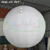 4 st White Oxford Fabric LED -dekoration hängande upplyst boll glödande sfär runt ballong med förändrade färgljus för scenklubbbar