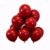 50 pcs couleur rouge fête de mariage ballons enfants jouets ballons Nouvelle Photographie Décoration Haute Qualité Gonflable Air Balls Nouvelle Arrivée