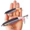 140mm / 35g 탑 워터 whopper plopper 루 워터 부드러운 회전 꼬리 낚시 유혹 인공 하드 미끼 연필 미끼 낚시 태클